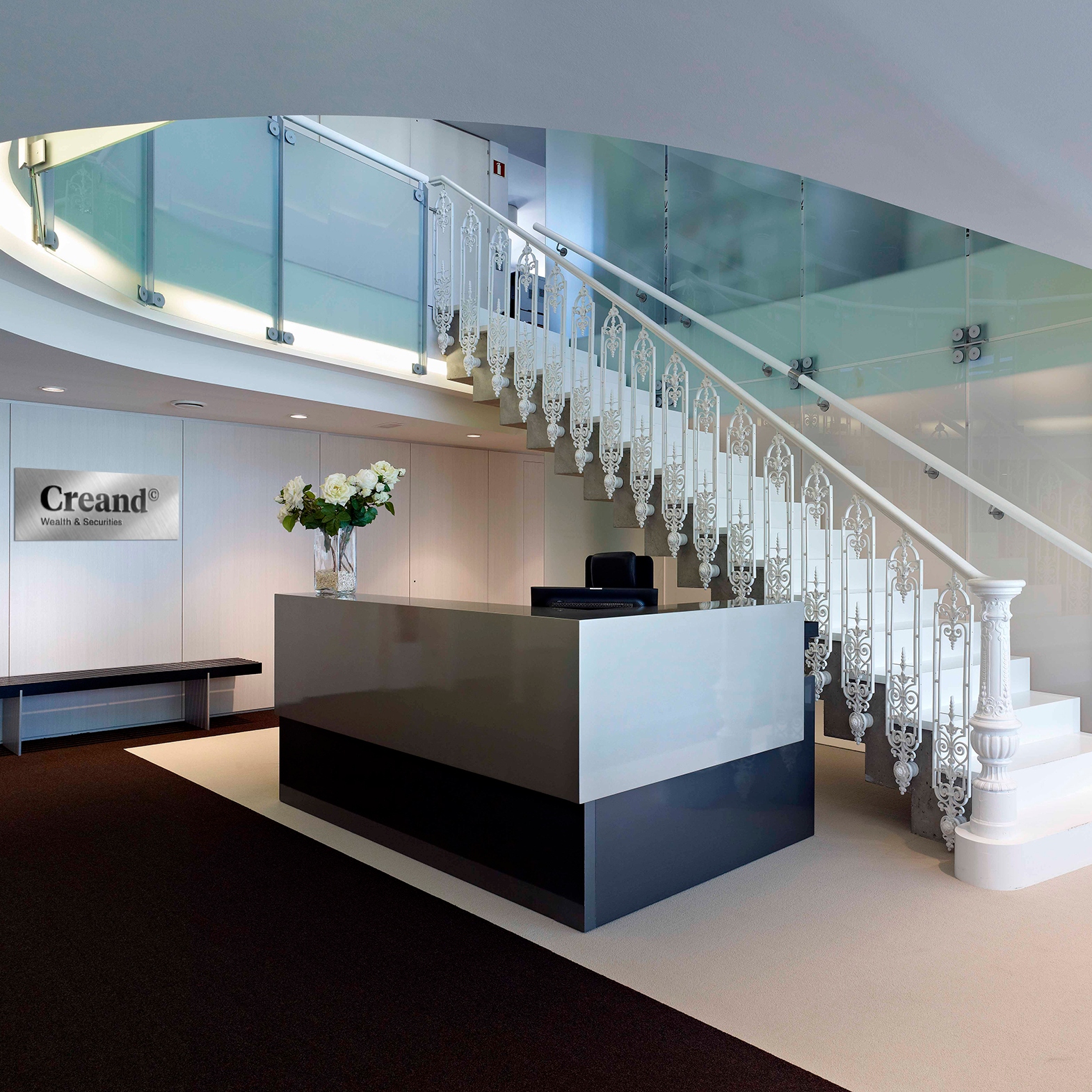 01 Galow Arquitectura saludable BPP Luxemburgo lobby escalera fase2